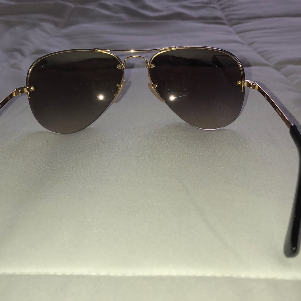 BRAND NEW Aviator RayBan Sunglasses w/ Case - Picture 4 of 5